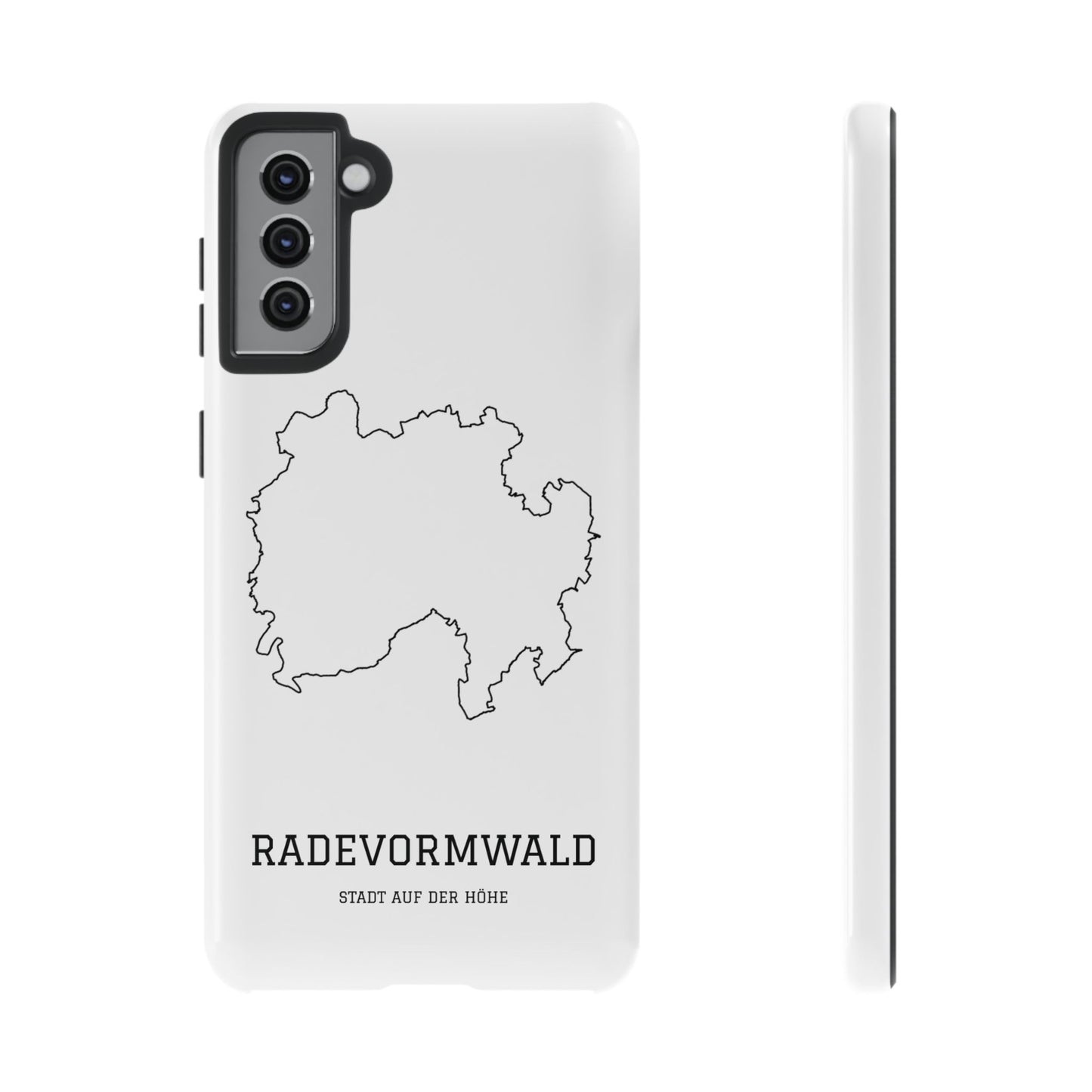 Radevormwald Stadtumriss Robuste Handyhülle Weiß