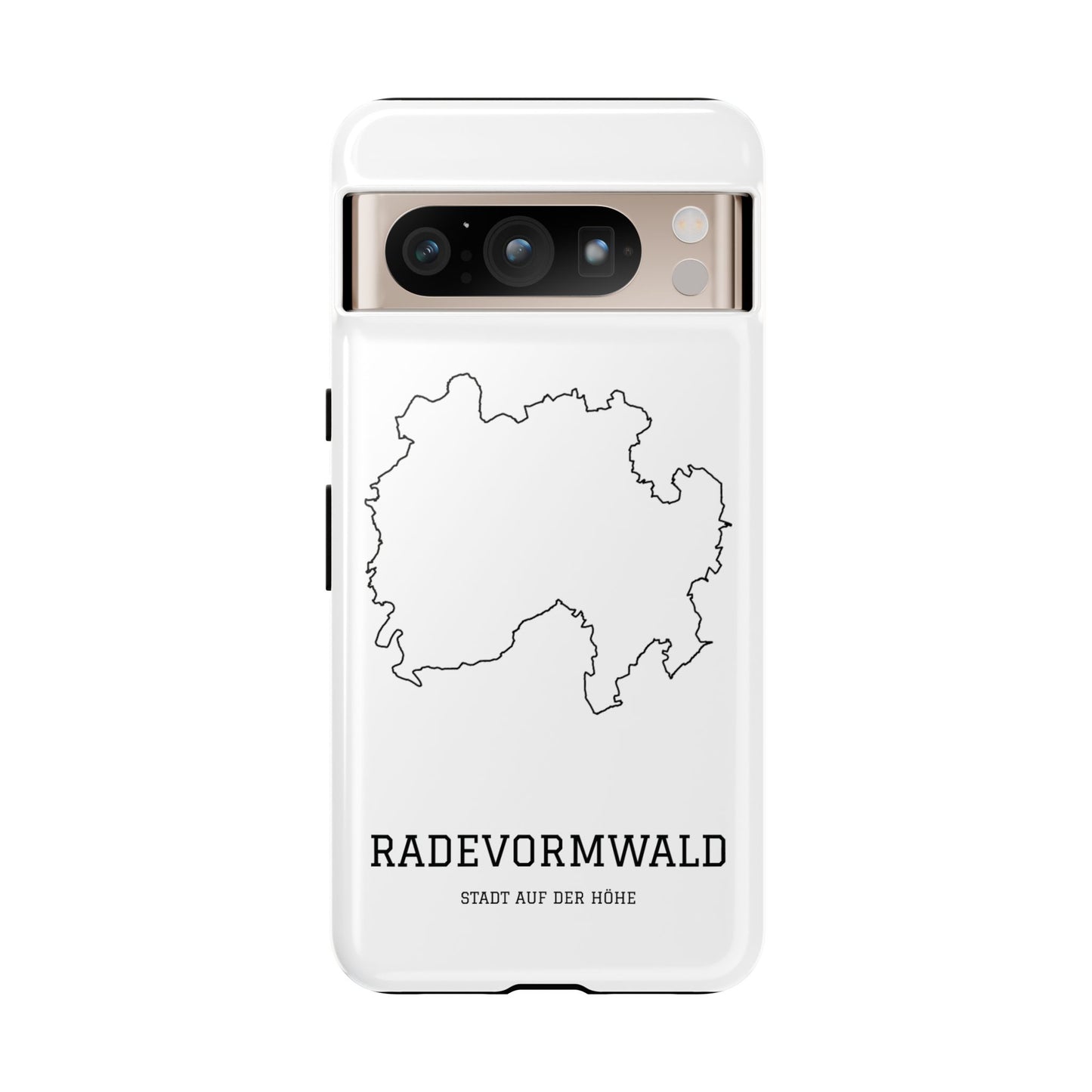 Radevormwald Stadtumriss Robuste Handyhülle Weiß