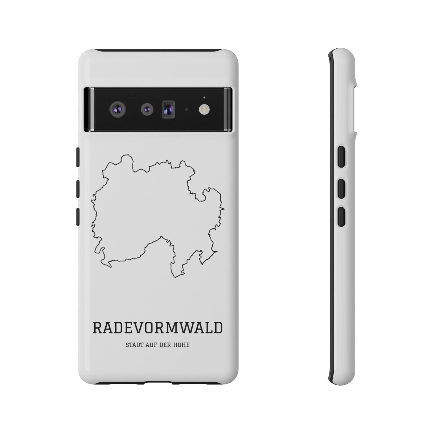 Radevormwald Stadtumriss Robuste Handyhülle Weiß