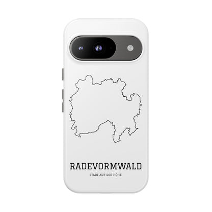Radevormwald Stadtumriss Robuste Handyhülle Weiß