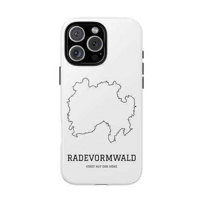 Radevormwald Stadtumriss Robuste Handyhülle Weiß