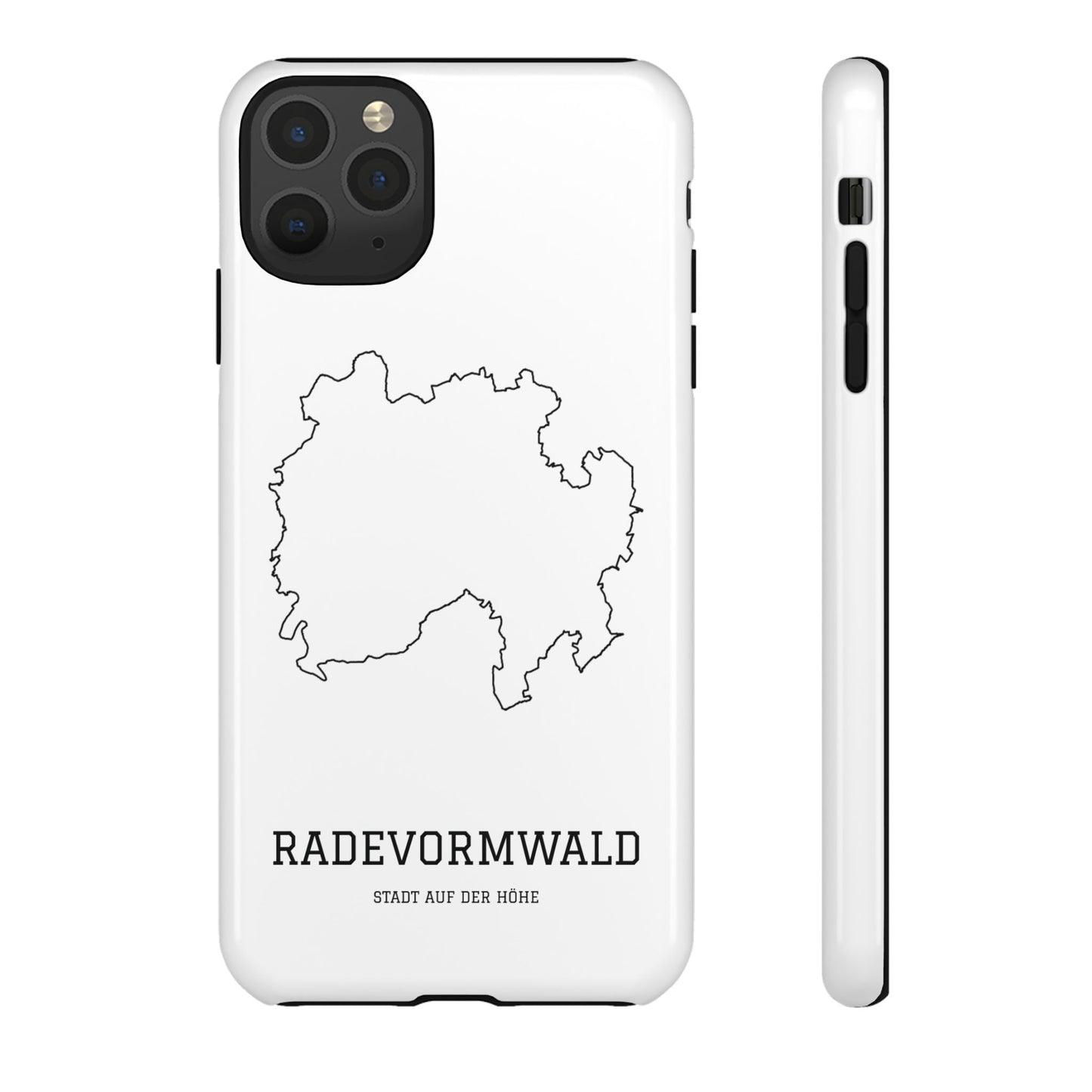 Radevormwald Stadtumriss Robuste Handyhülle Weiß