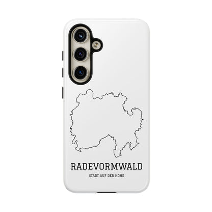 Radevormwald Stadtumriss Robuste Handyhülle Weiß