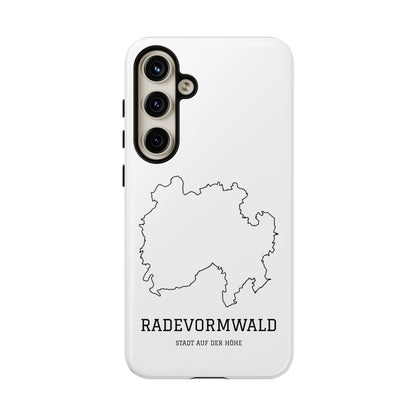 Radevormwald Stadtumriss Robuste Handyhülle Weiß