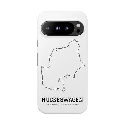 Hückeswagen Stadtumriss Robuste Handyhülle Weiß
