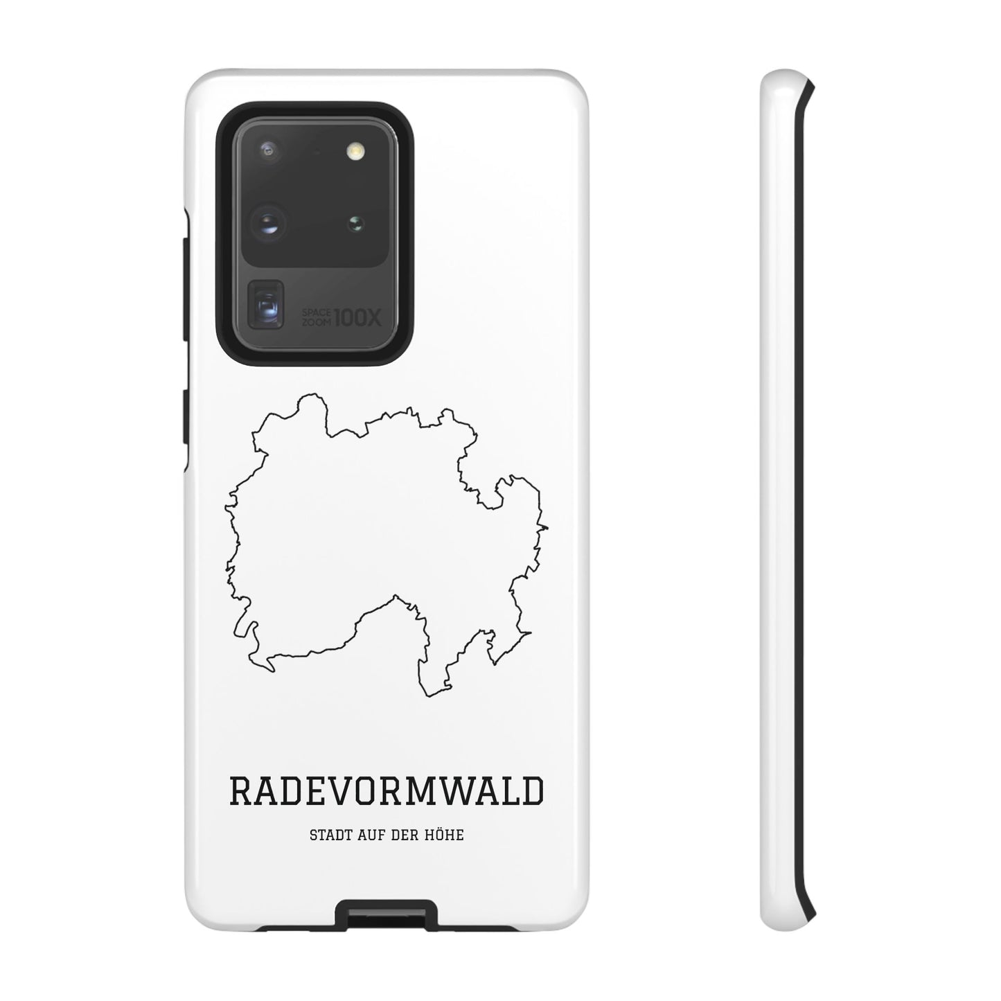 Radevormwald Stadtumriss Robuste Handyhülle Weiß