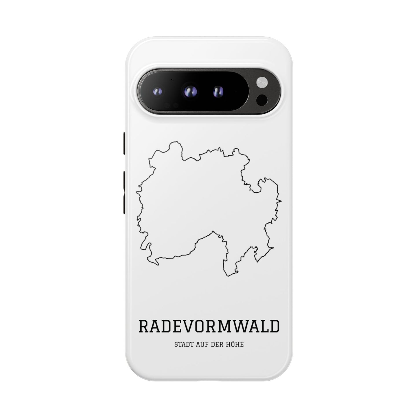 Radevormwald Stadtumriss Robuste Handyhülle Weiß
