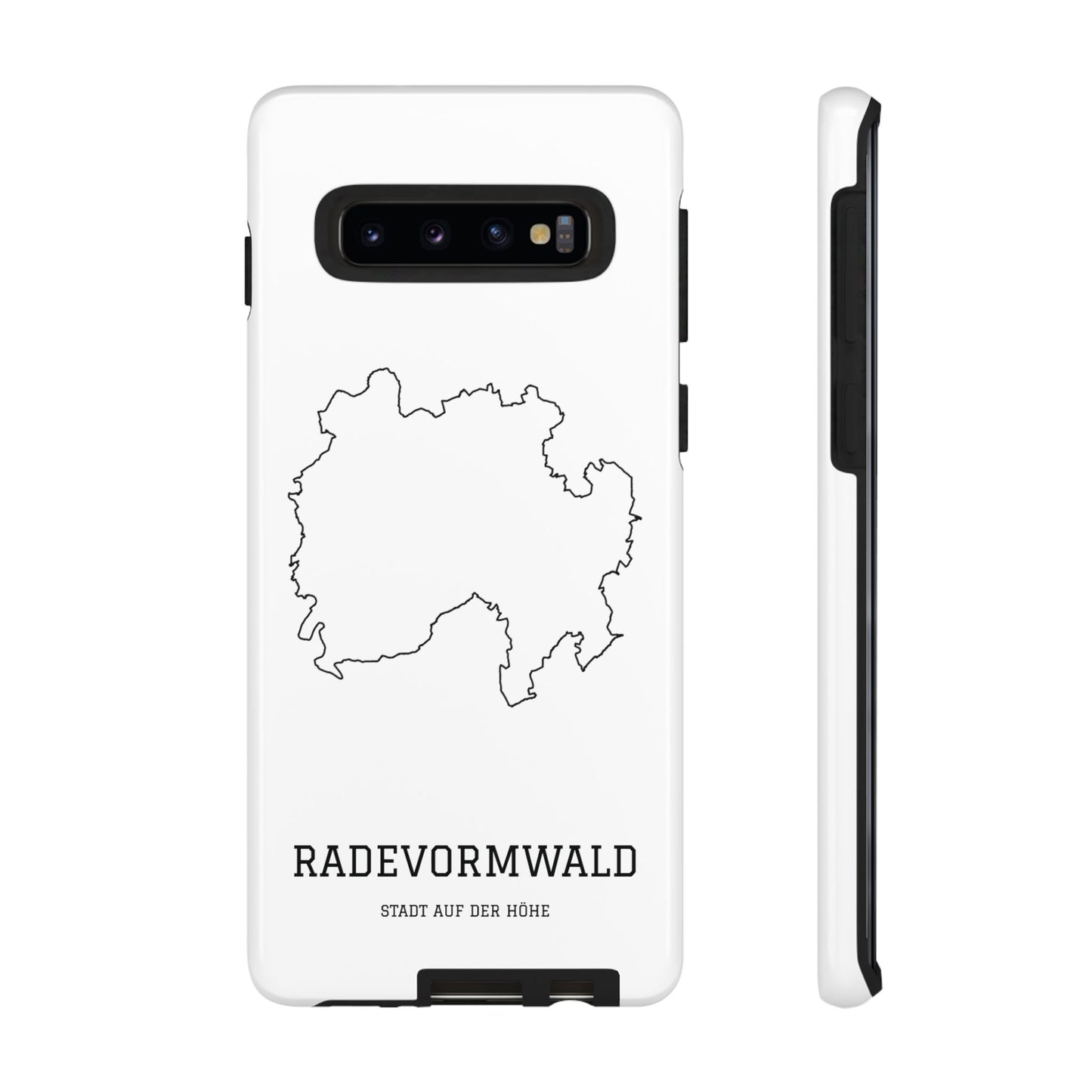 Radevormwald Stadtumriss Robuste Handyhülle Weiß