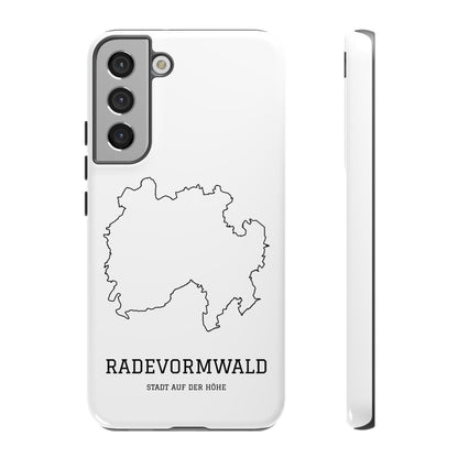 Radevormwald Stadtumriss Robuste Handyhülle Weiß