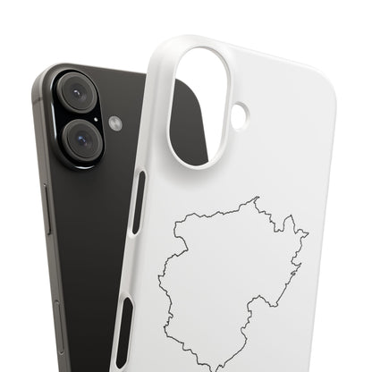 Robuste Premium Handyhülle Stadtumriss Kürten Weiß