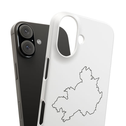 Robuste Premium Handyhülle Stadtumriss Wipperfürth Weiß